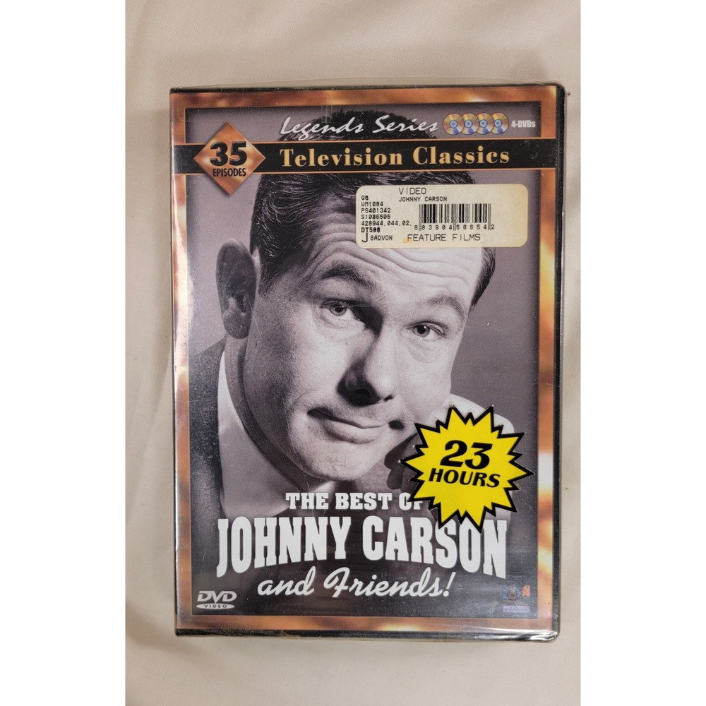 The Best of Johnny Carson and Friends DVD 4-Disc Set Television Classics 35 Eps